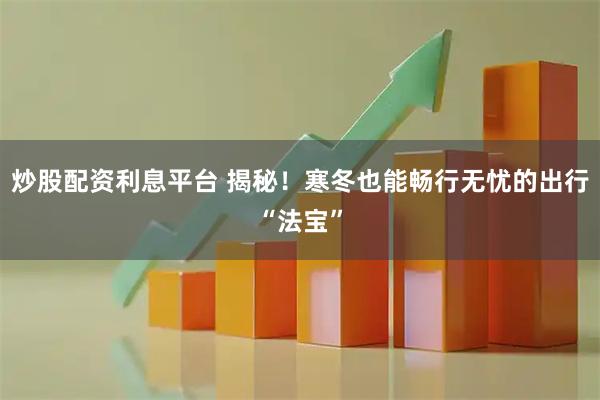 炒股配资利息平台 揭秘！寒冬也能畅行无忧的出行“法宝”